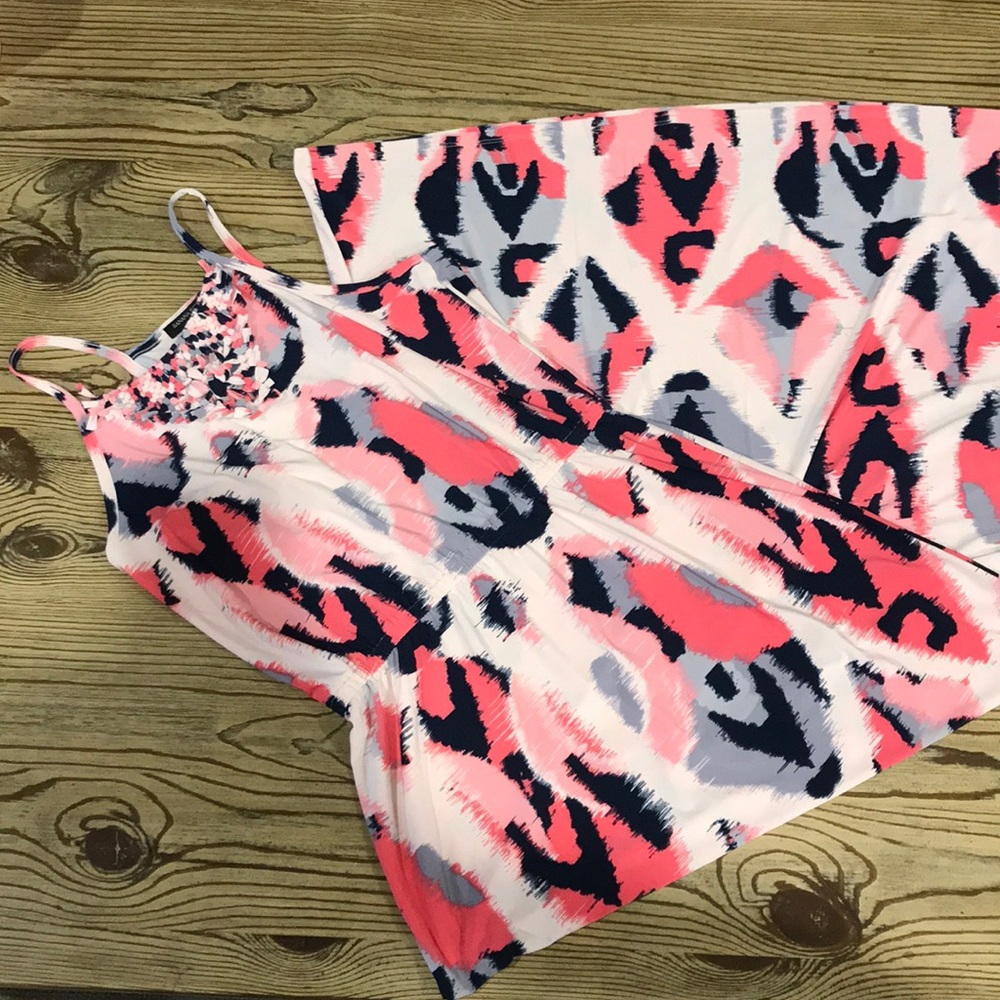 Small, Banana Republic maxi dress in fun print